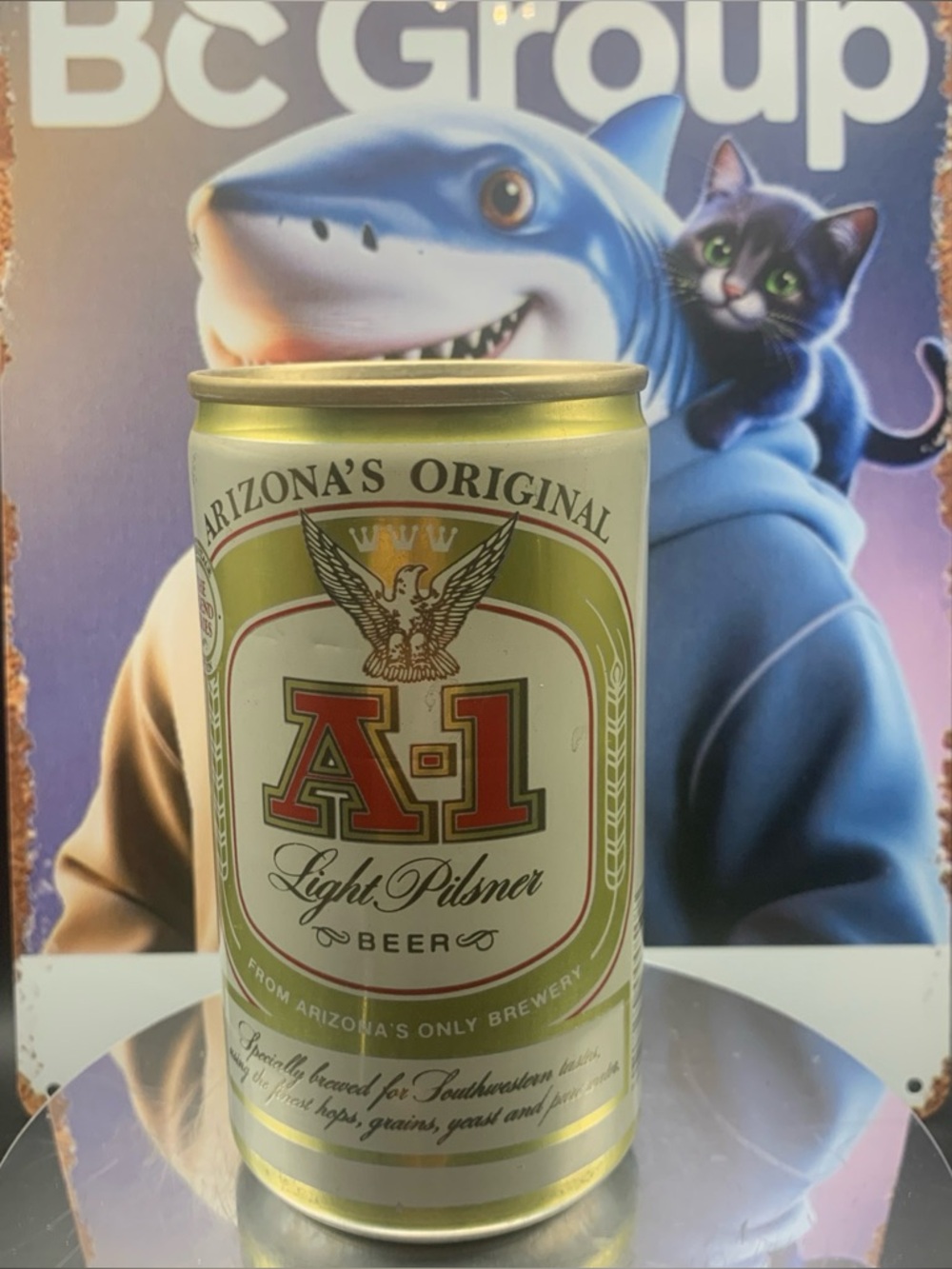 Vintage Beer Can A-1 Light Pilsner Beer Arizona's Original Pull Tab Empty